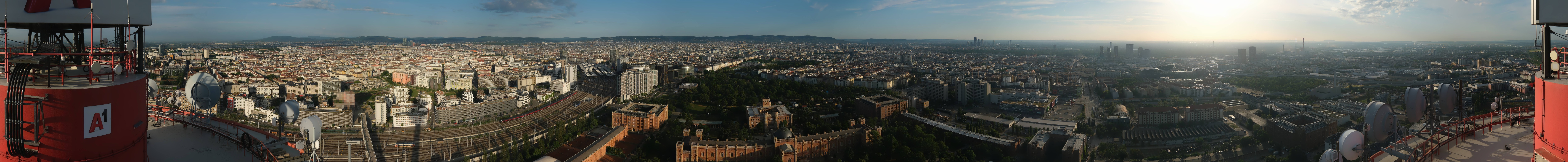 Archiv Foto Webcam Wien - Stadtpanorama