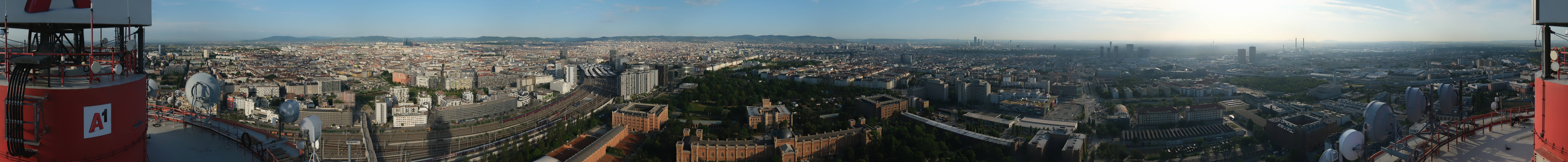 Archiv Foto Webcam Wien - Stadtpanorama