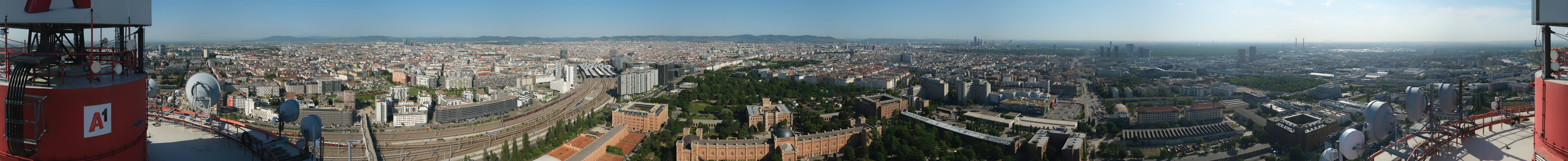 Archiv Foto Webcam Wien - Stadtpanorama