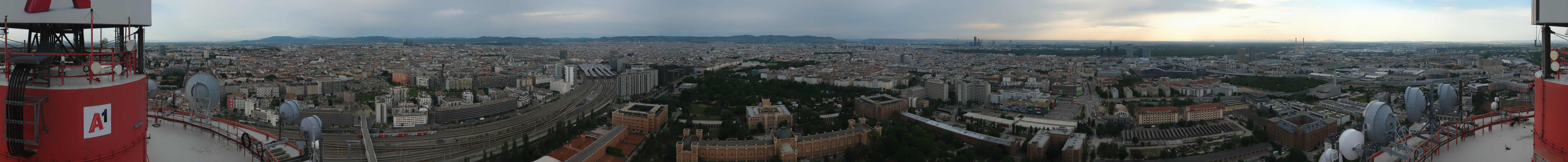Archiv Foto Webcam Wien - Stadtpanorama