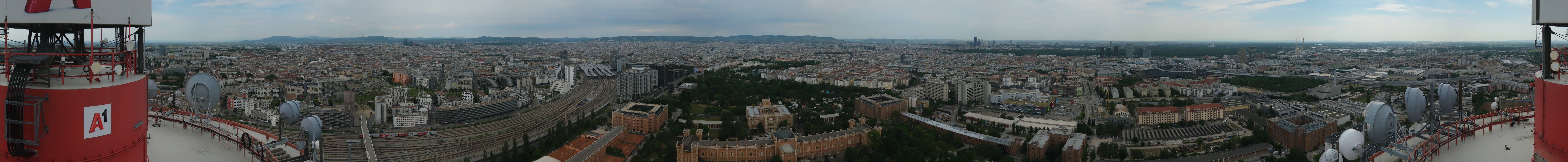 Archiv Foto Webcam Wien - Stadtpanorama