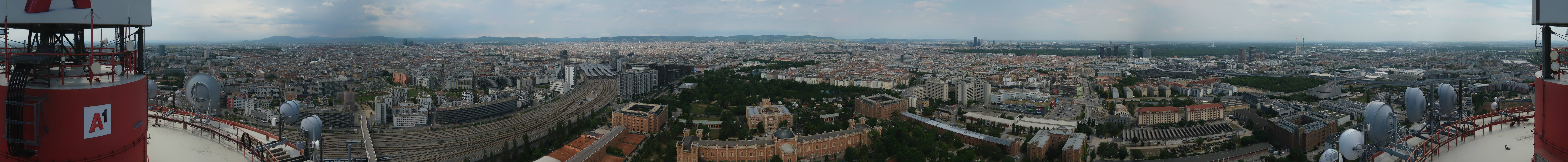 Archiv Foto Webcam Wien - Stadtpanorama