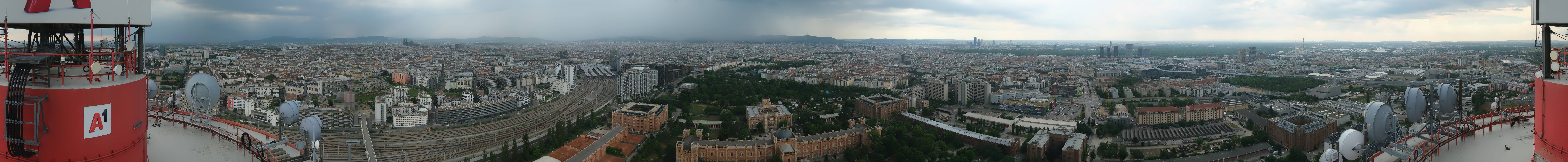 Archiv Foto Webcam Wien - Stadtpanorama