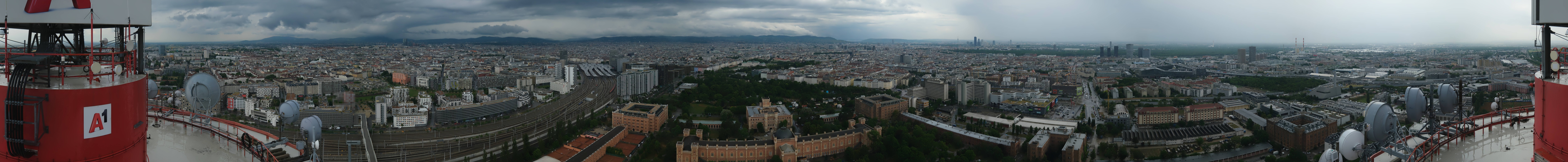 Archiv Foto Webcam Wien - Stadtpanorama