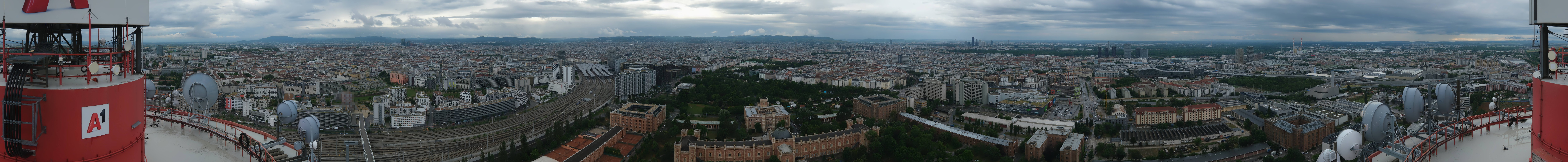 Archiv Foto Webcam Wien - Stadtpanorama