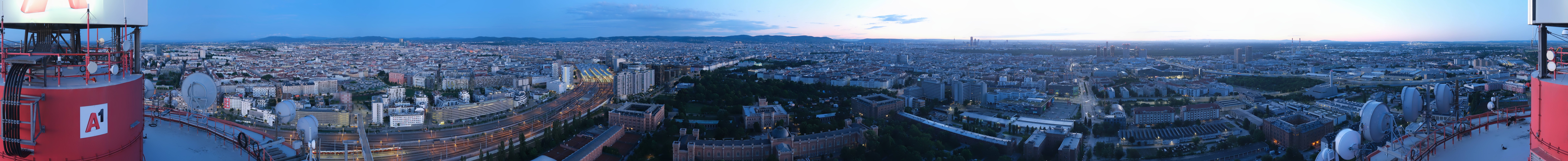 Archived image Webcam Vienna - View of the city