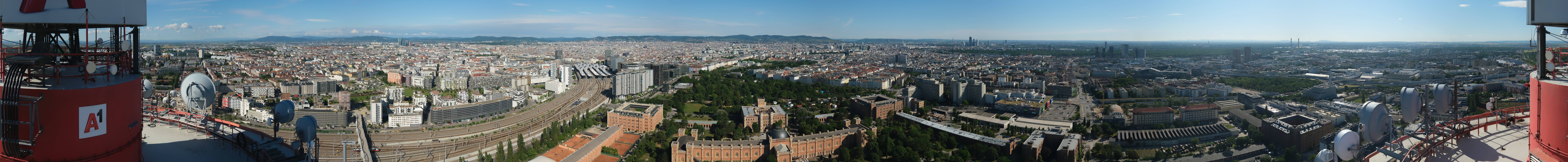 Archived image Webcam Vienna - View of the city