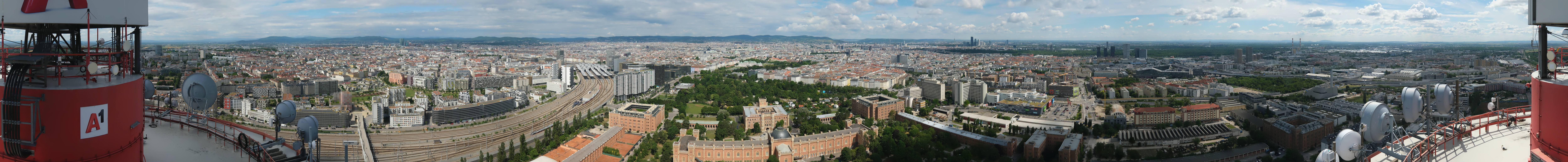 Archived image Webcam Vienna - View of the city