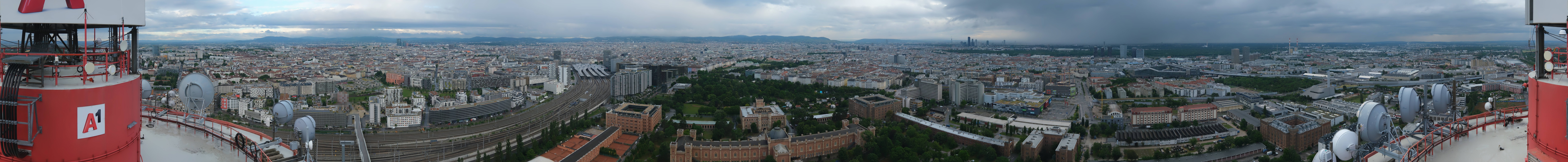 Archiv Foto Webcam Wien - Stadtpanorama