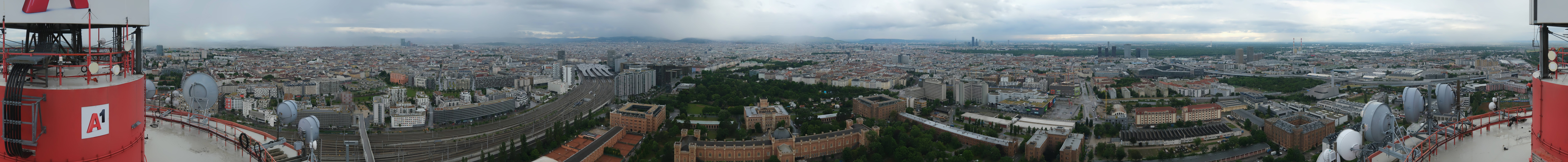 Archiv Foto Webcam Wien - Stadtpanorama
