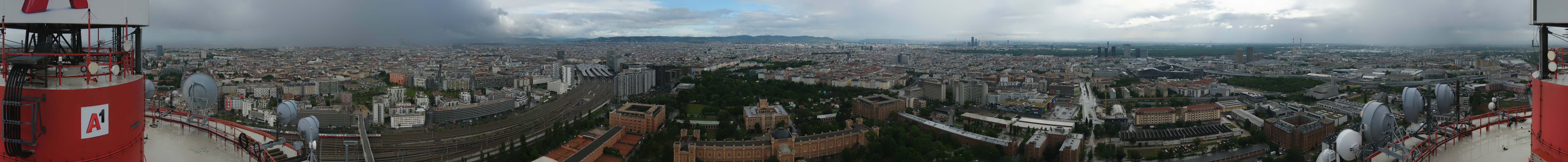 Archiv Foto Webcam Wien - Stadtpanorama