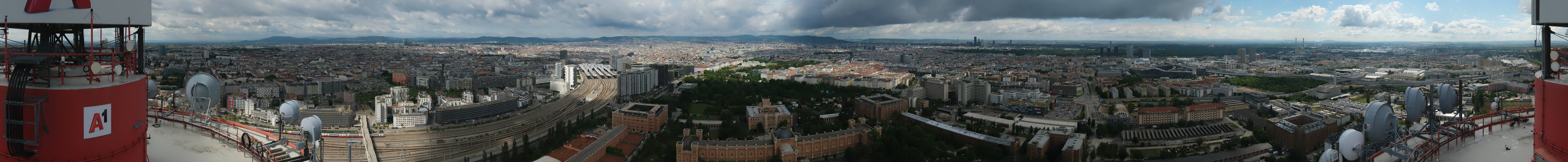 Archiv Foto Webcam Wien - Stadtpanorama