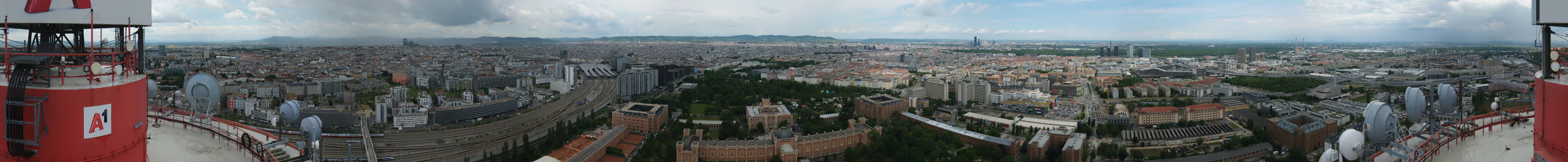 Archiv Foto Webcam Wien - Stadtpanorama