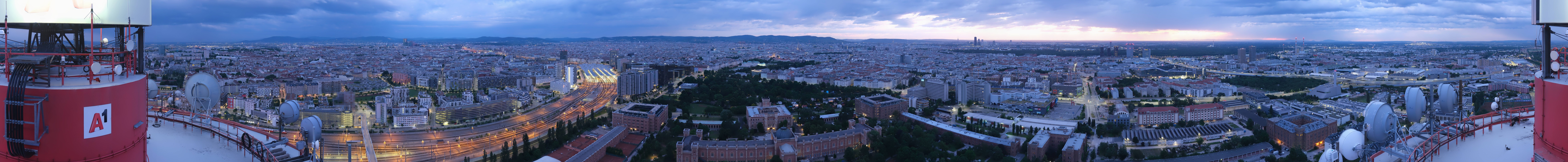 Archiv Foto Webcam Wien - Stadtpanorama
