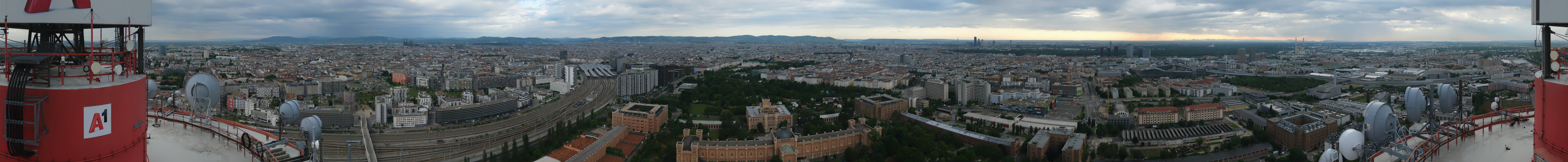 Archiv Foto Webcam Wien - Stadtpanorama