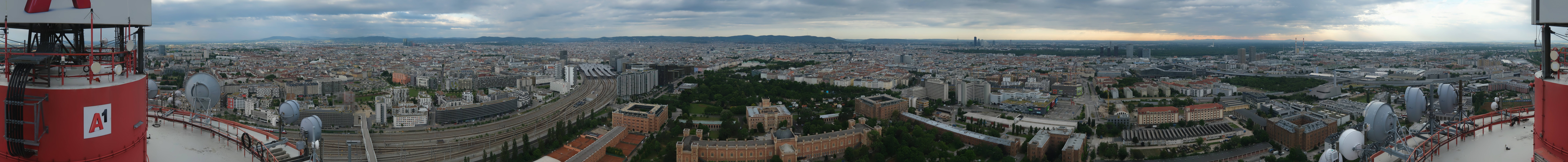 Archiv Foto Webcam Wien - Stadtpanorama