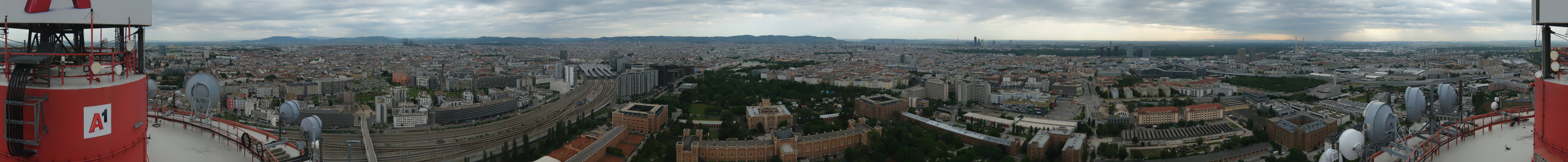 Archiv Foto Webcam Wien - Stadtpanorama