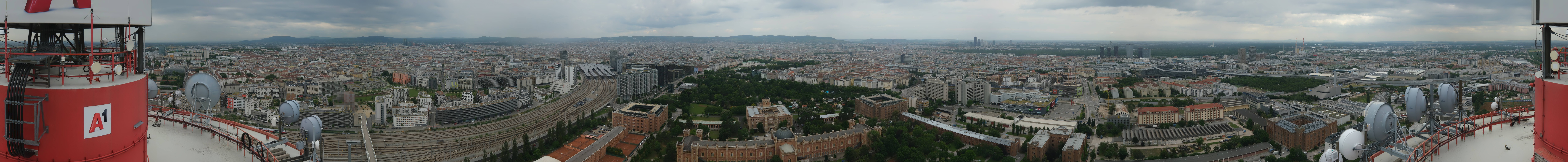 Archiv Foto Webcam Wien - Stadtpanorama