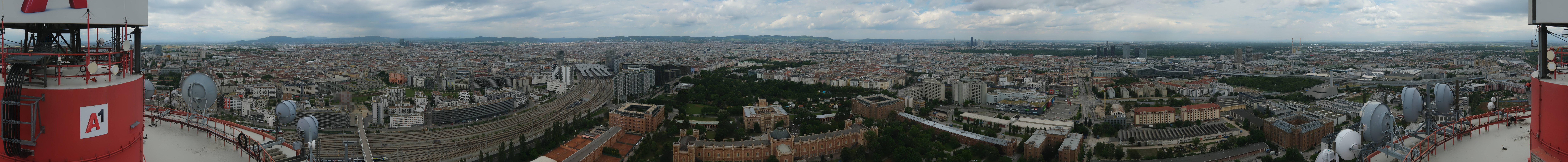 Archiv Foto Webcam Wien - Stadtpanorama