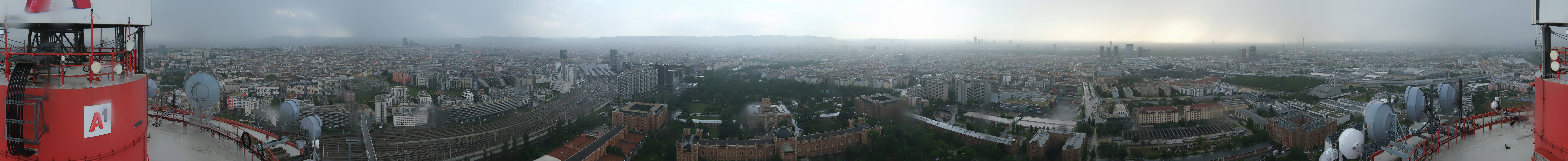 Archived image Webcam Vienna - View of the city