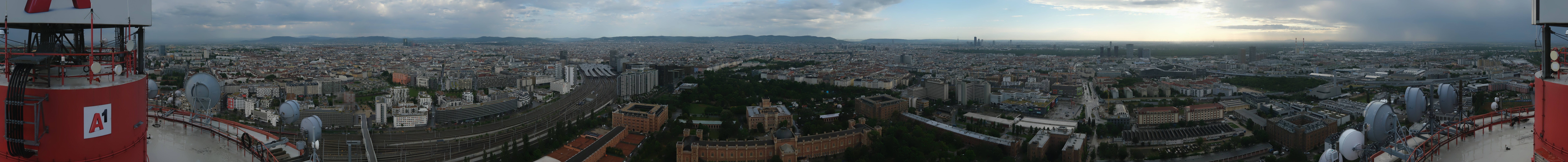 Archiv Foto Webcam Wien - Stadtpanorama