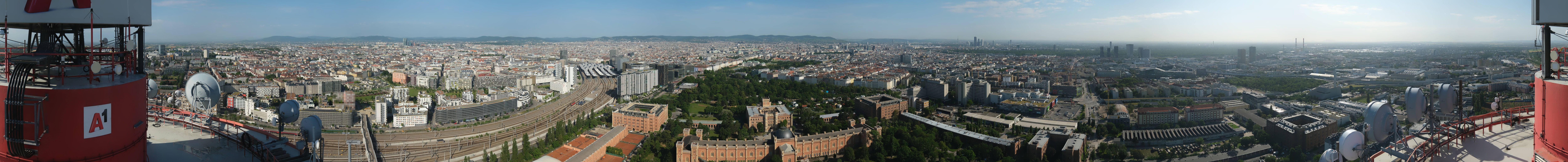 Archiv Foto Webcam Wien - Stadtpanorama
