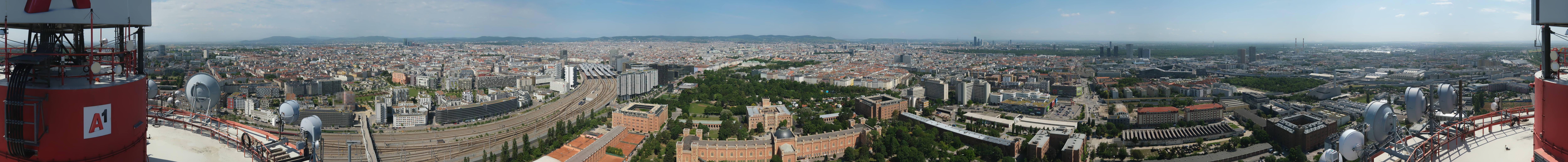 Archiv Foto Webcam Wien - Stadtpanorama