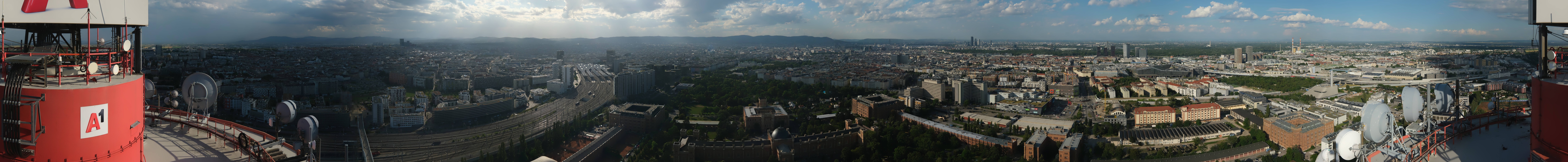 Archiv Foto Webcam Wien - Stadtpanorama
