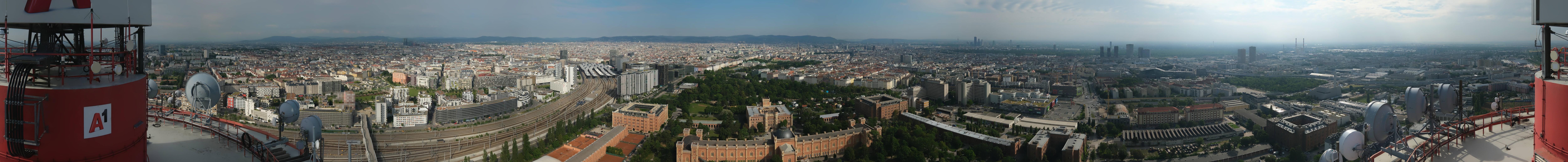 Archiv Foto Webcam Wien - Stadtpanorama