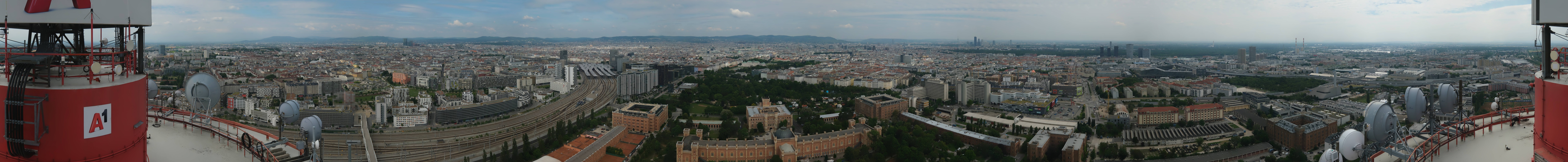 Archived image Webcam Vienna - View of the city