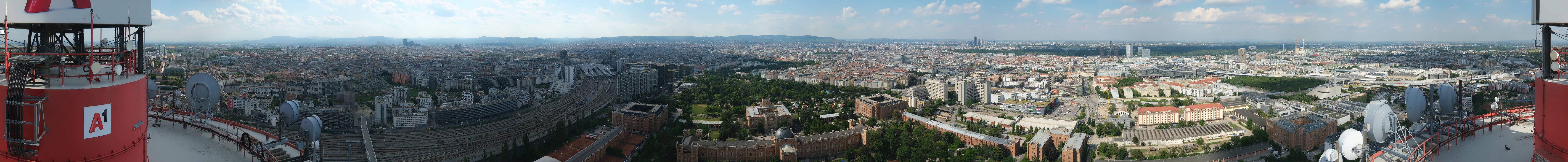 Archiv Foto Webcam Wien - Stadtpanorama