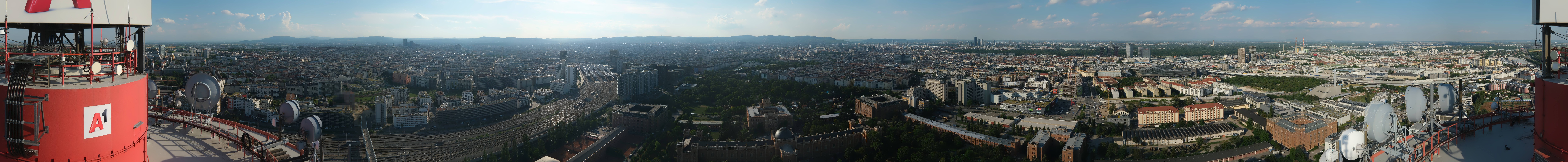 Archiv Foto Webcam Wien - Stadtpanorama