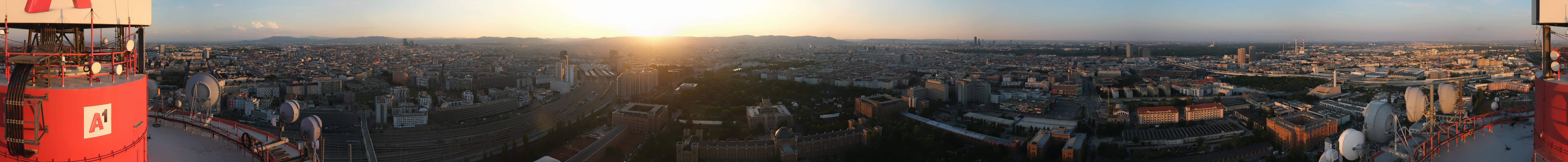 Archiv Foto Webcam Wien - Stadtpanorama