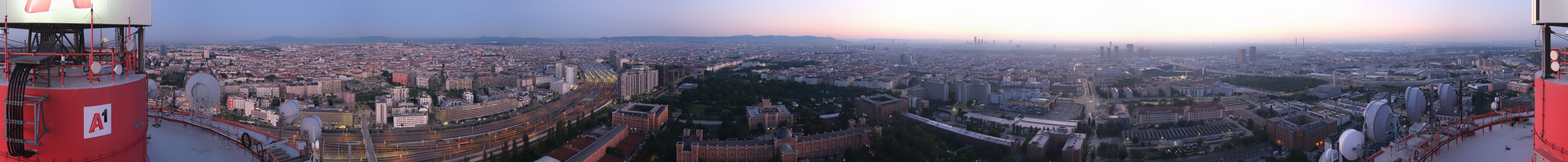 Archiv Foto Webcam Wien - Stadtpanorama