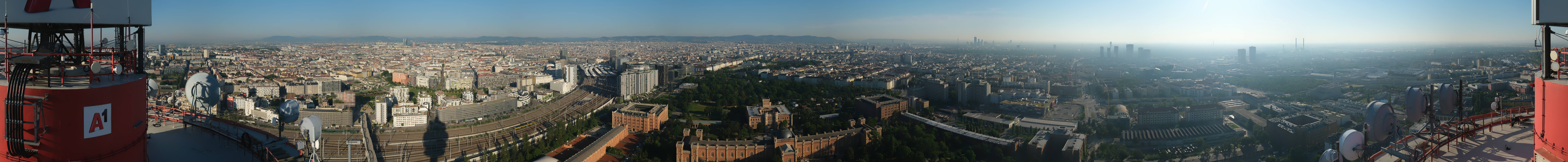 Archiv Foto Webcam Wien - Stadtpanorama