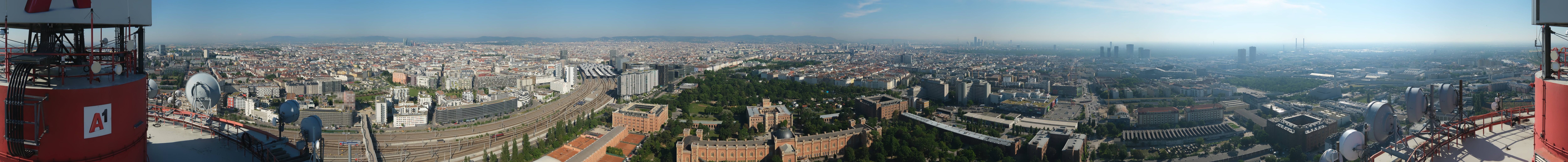 Archived image Webcam Vienna - View of the city