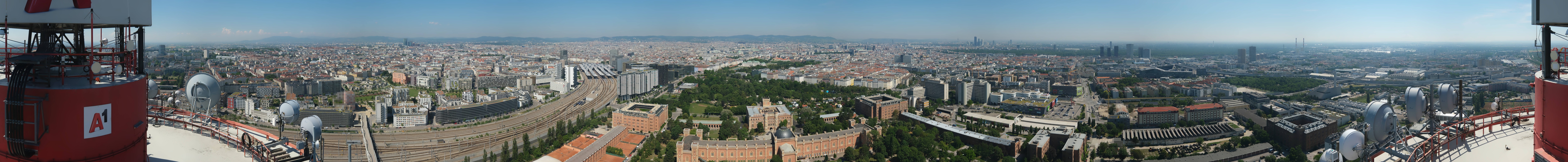 Archived image Webcam Vienna - View of the city