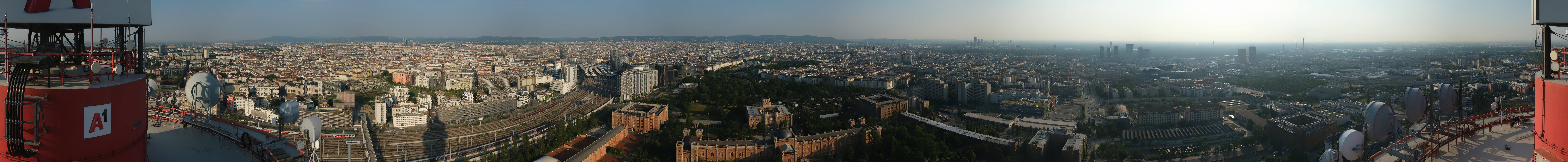 Archiv Foto Webcam Wien - Stadtpanorama
