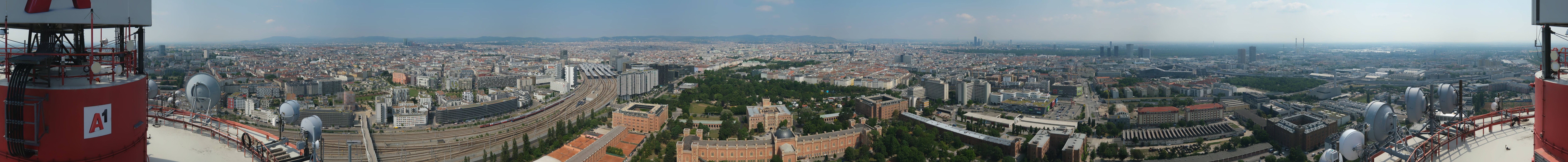 Archiv Foto Webcam Wien - Stadtpanorama