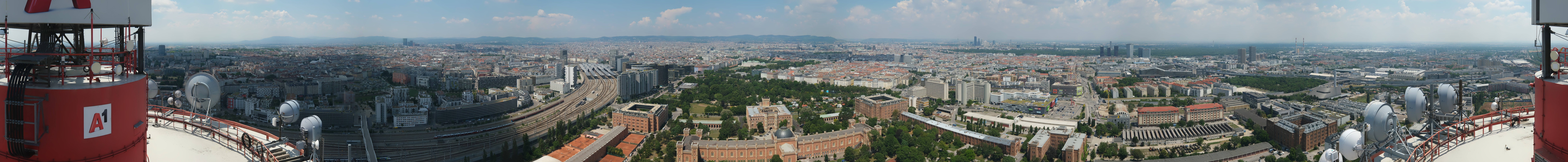 Archiv Foto Webcam Wien - Stadtpanorama
