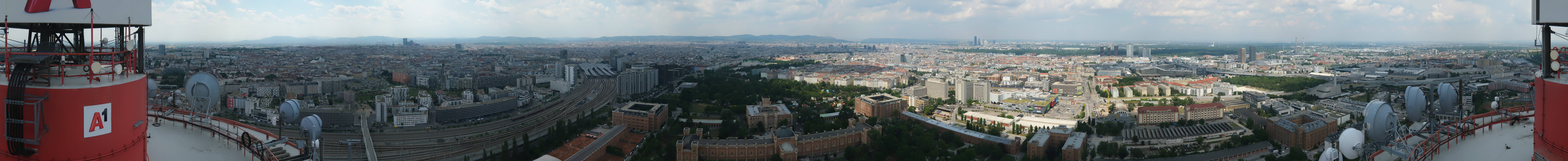 Archiv Foto Webcam Wien - Stadtpanorama