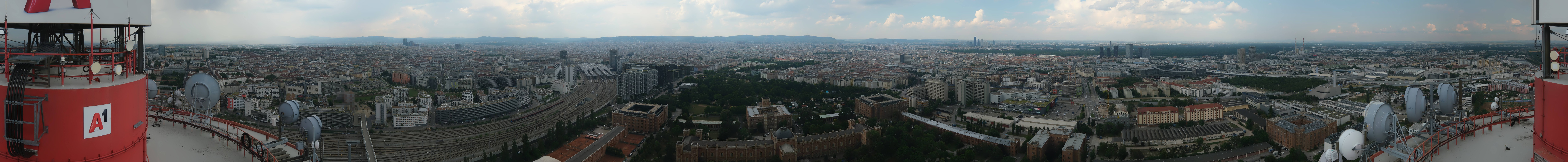 Archiv Foto Webcam Wien - Stadtpanorama