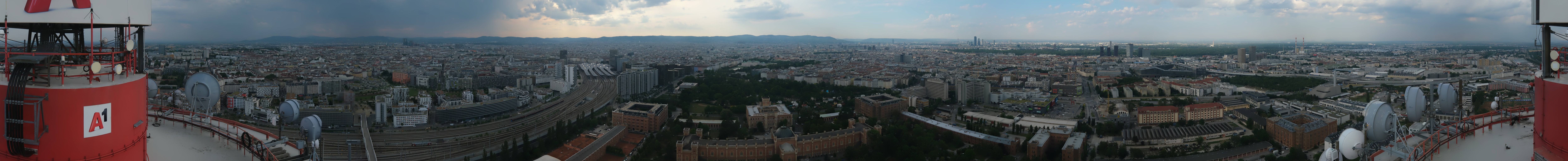 Archiv Foto Webcam Wien - Stadtpanorama