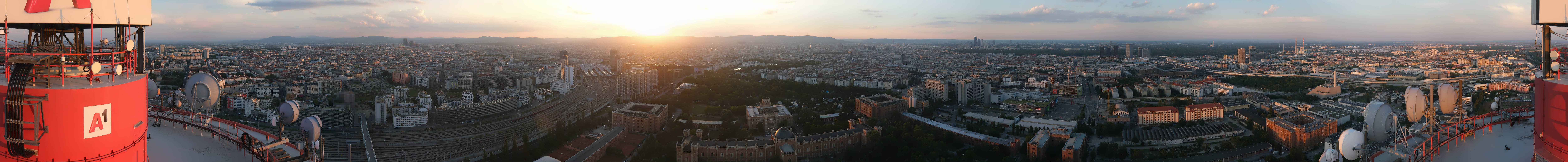 Archiv Foto Webcam Wien - Stadtpanorama