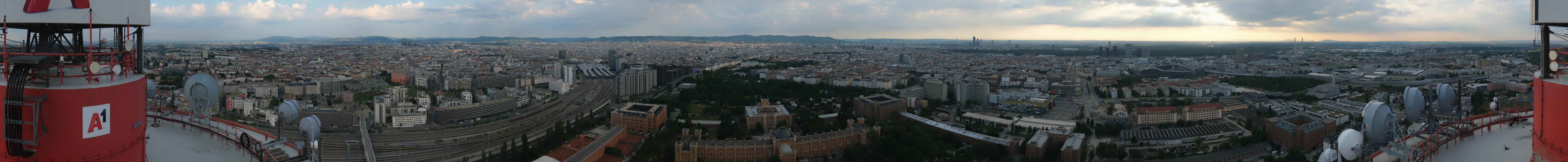 Archiv Foto Webcam Wien - Stadtpanorama