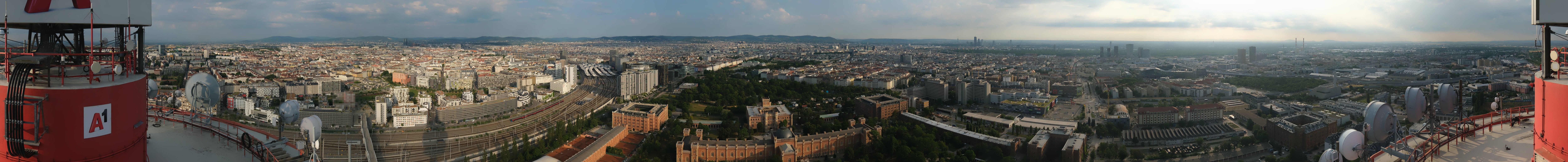 Archiv Foto Webcam Wien - Stadtpanorama