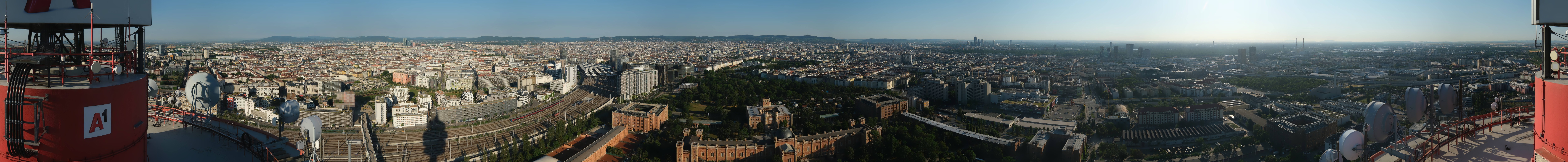 Archiv Foto Webcam Wien - Stadtpanorama