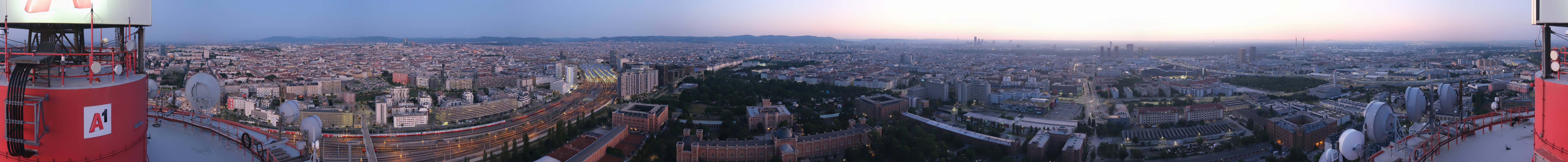 Archived image Webcam Vienna - View of the city