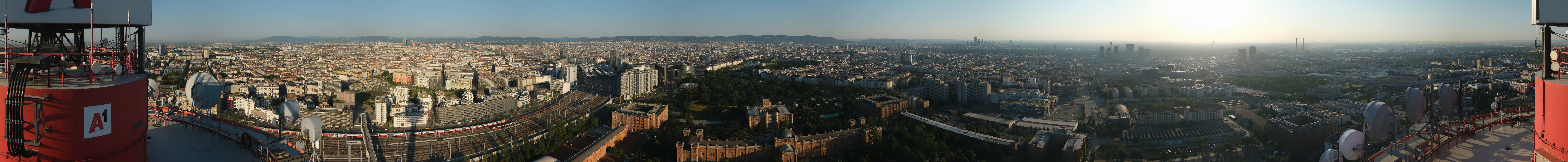 Archived image Webcam Vienna - View of the city
