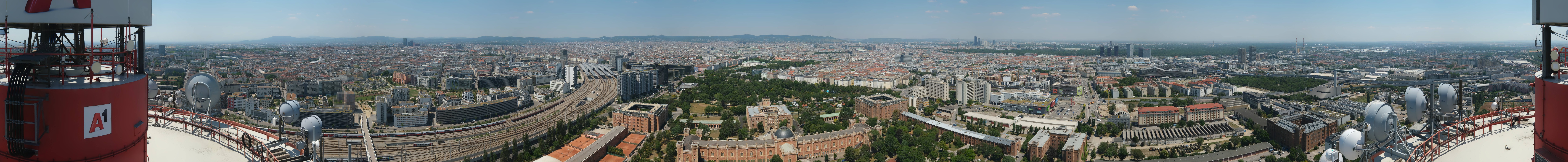 Archived image Webcam Vienna - View of the city